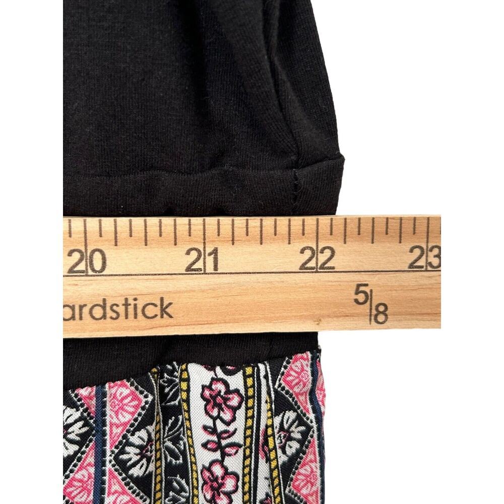 Torrid Dress Womens Size 4 Black Floral Scoop Neck Pockets Short Sleeve Pockets - Picture 14 of 16